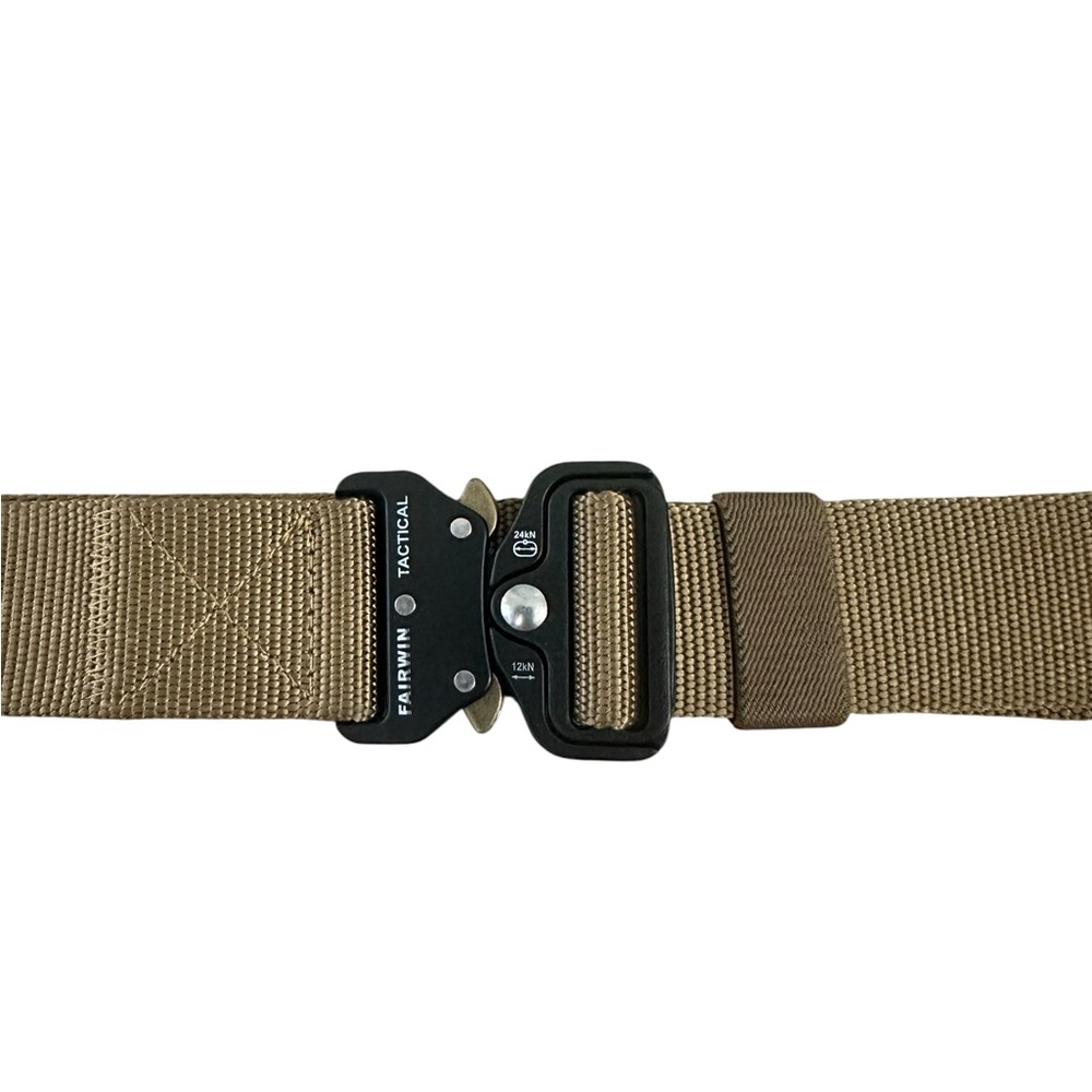 Fairwin Tactical Belt in Tan Men’s Adjustable